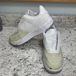 Women's Nike Air Force 1 Crater "Summit White" sneakers. Size 6.5